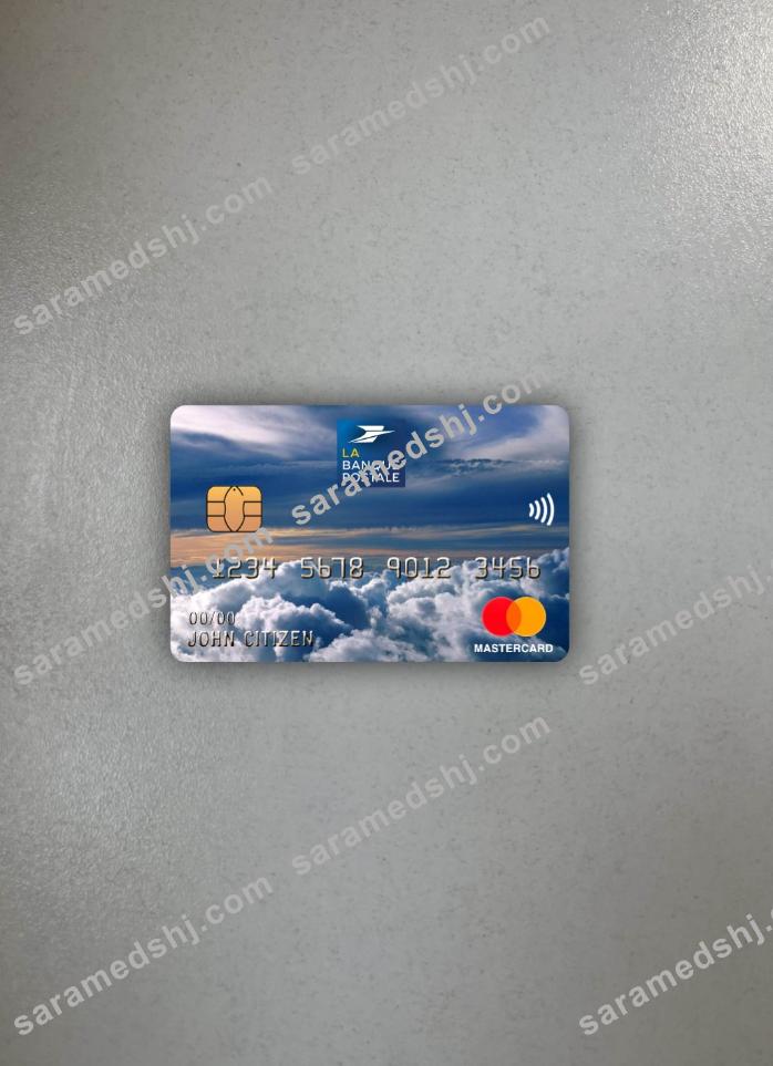 France La Banque Postale bank mastercard photolook front